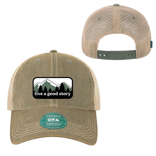 Legacy Old Favorite Trucker Cap-live a good story-2 COLORS